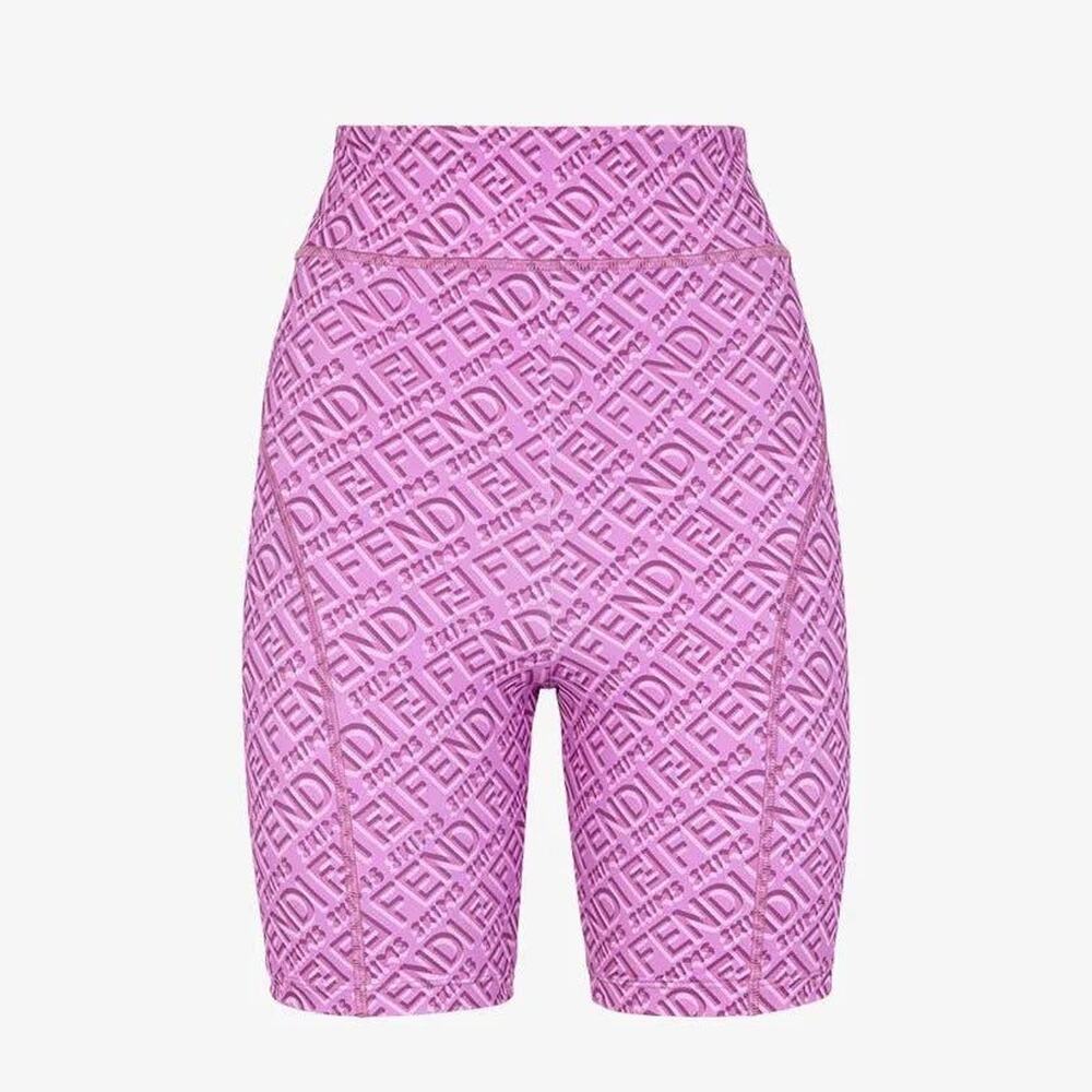 Fendi x Skims Pink Colorado Biker Shorts